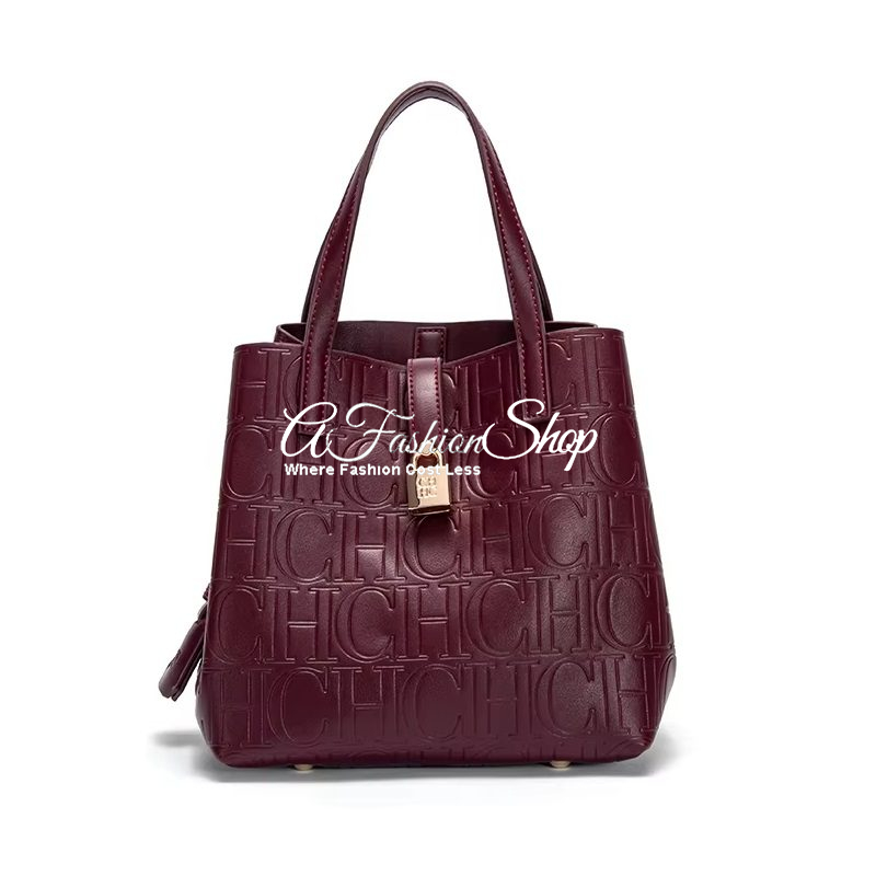 Mini Shopper Adella Bag Burgundy Red
