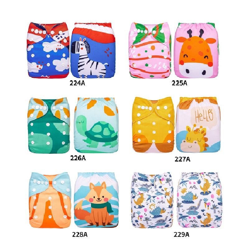 BEEVIE 6: Adjustable Reusable Cloth Diaper – Newborn to 15kg