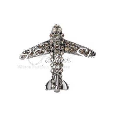 Pin Your Style Airplane Brooch Crystal - Image 10