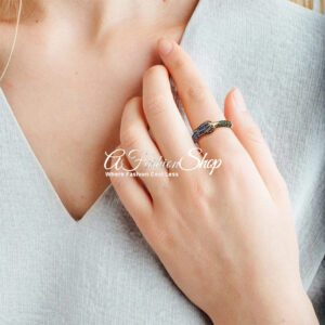Phoenix The Golden Bird Ring Jewelry