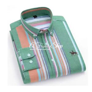 Men's Polo Shirt Equestrian Multi Striped