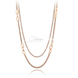 Monica Textured Chain Link Necklace
