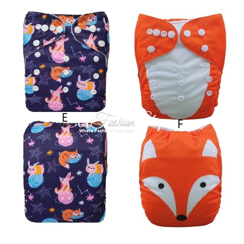 Reusable Eevie Diaper Vixey The Fox 3-15kg - Image 3