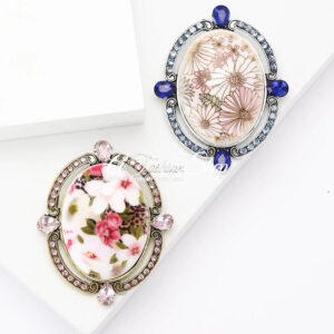 Boho Chic Bridemaids Corsage Brooch - Pink