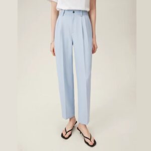 BreezeTailor Summer Cropped Pant Light Blue