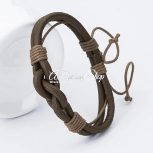 Amigos Leather Bracelet Unbroken Knot