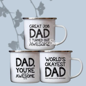 World’s OKAYEST DAD! Father's Day Birthday Mug