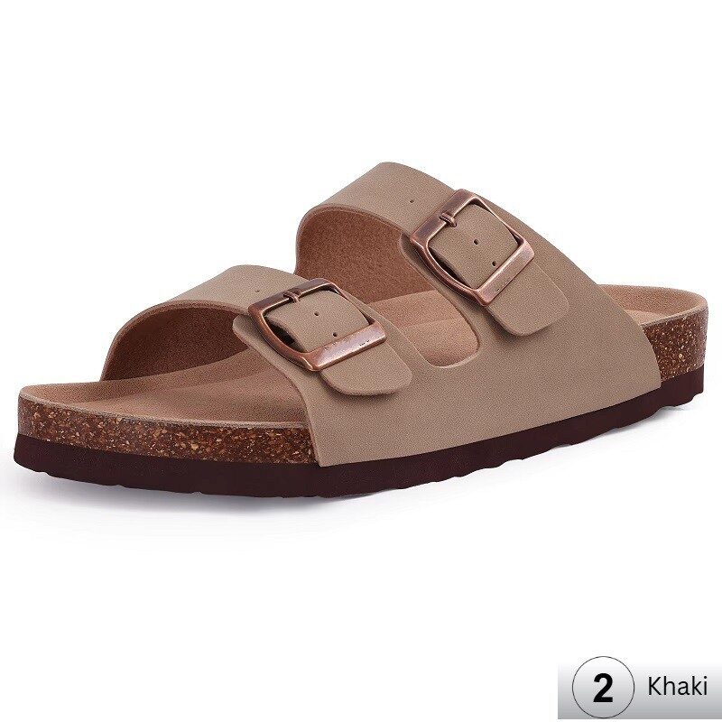 Coastal Classic Dual-Strap Comfort Slide - PVC Brown - Image 5
