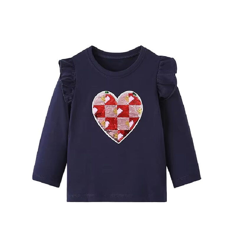 Everyday Explorer Sparkling Heart Long Sleeve T-Shirt